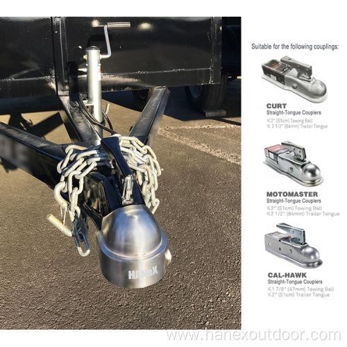 Convenient Press-Up Locking System Tow Ball Trailer Lock